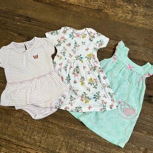 Carter’s Set of 3 Cotton Dresses